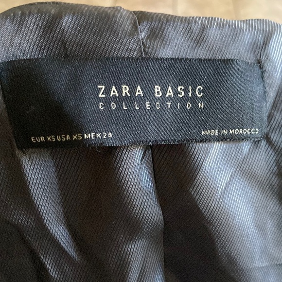 🥀ZARA MAROON CHECKED BOMBER JACKET Size XS - Picture 12 of 14